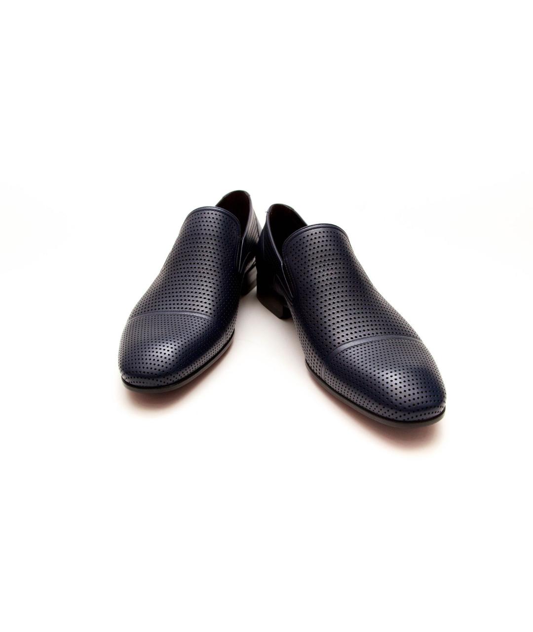 VALENTINO Синие кожаные туфли, фото 4