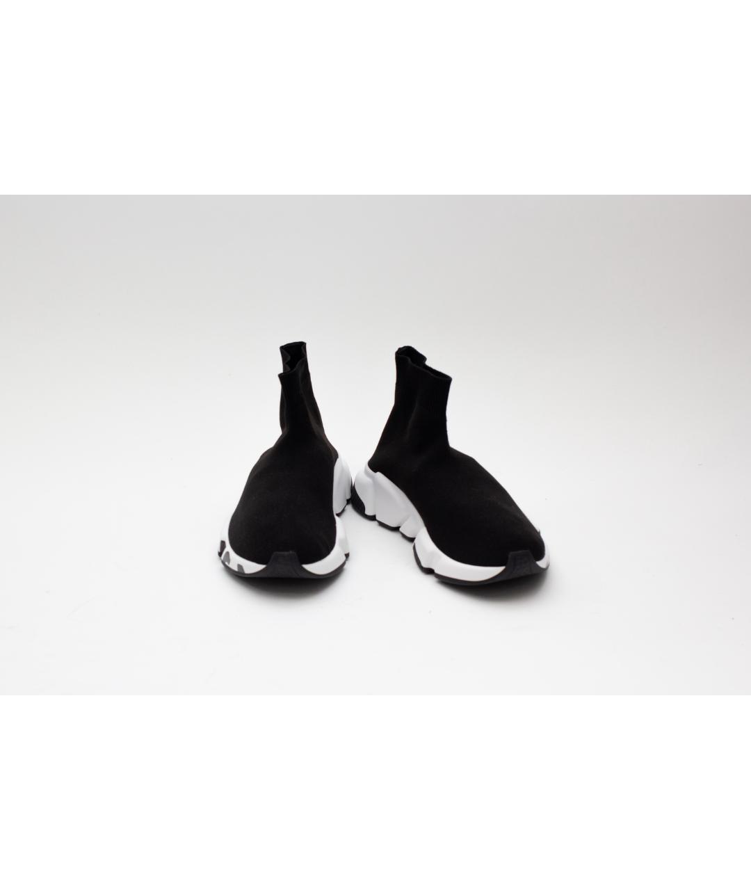 BALENCIAGA Черные синтетические кроссовки, фото 3