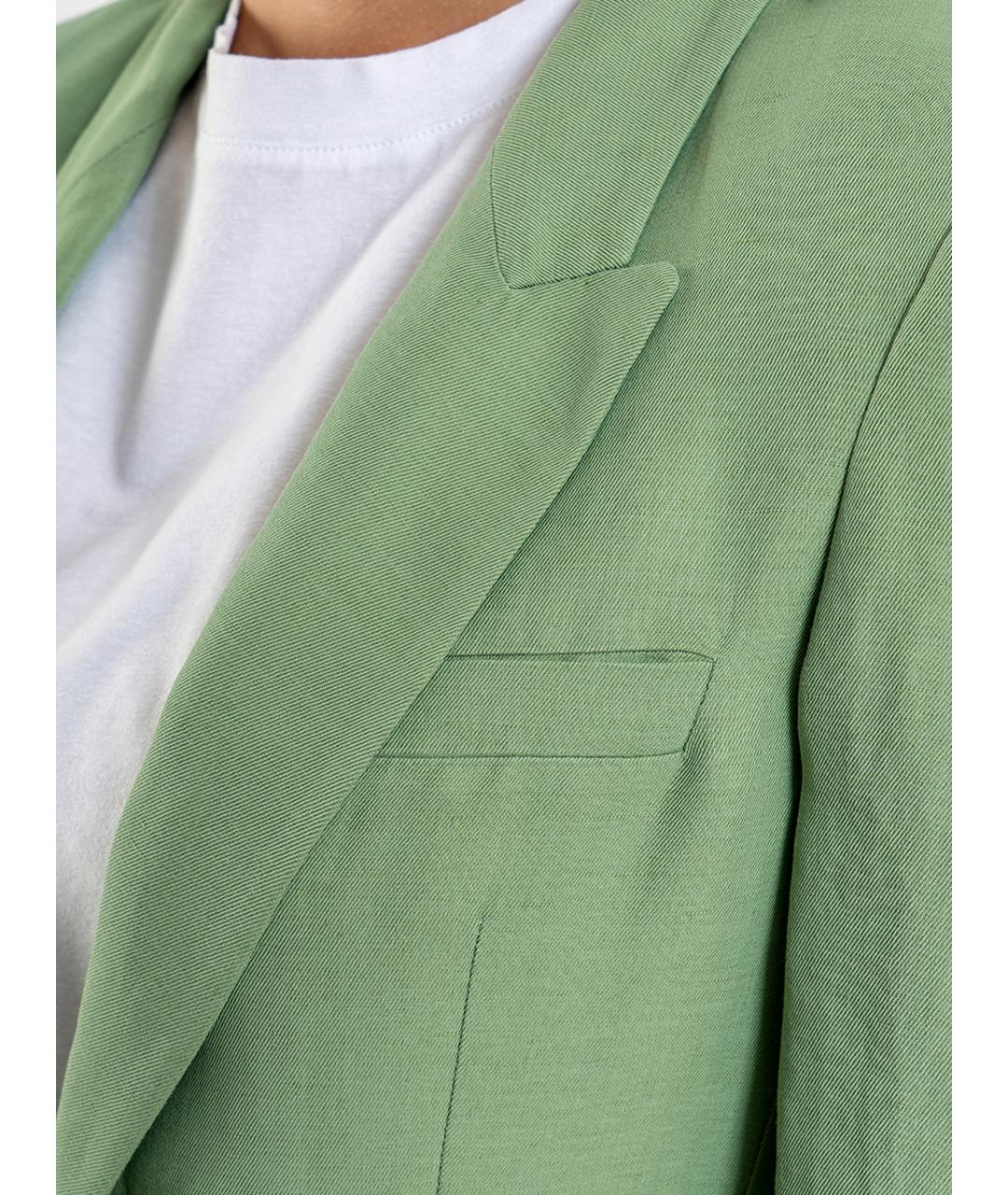 FABIANA FILIPPI Зеленый вискозный жакет/пиджак, фото 4