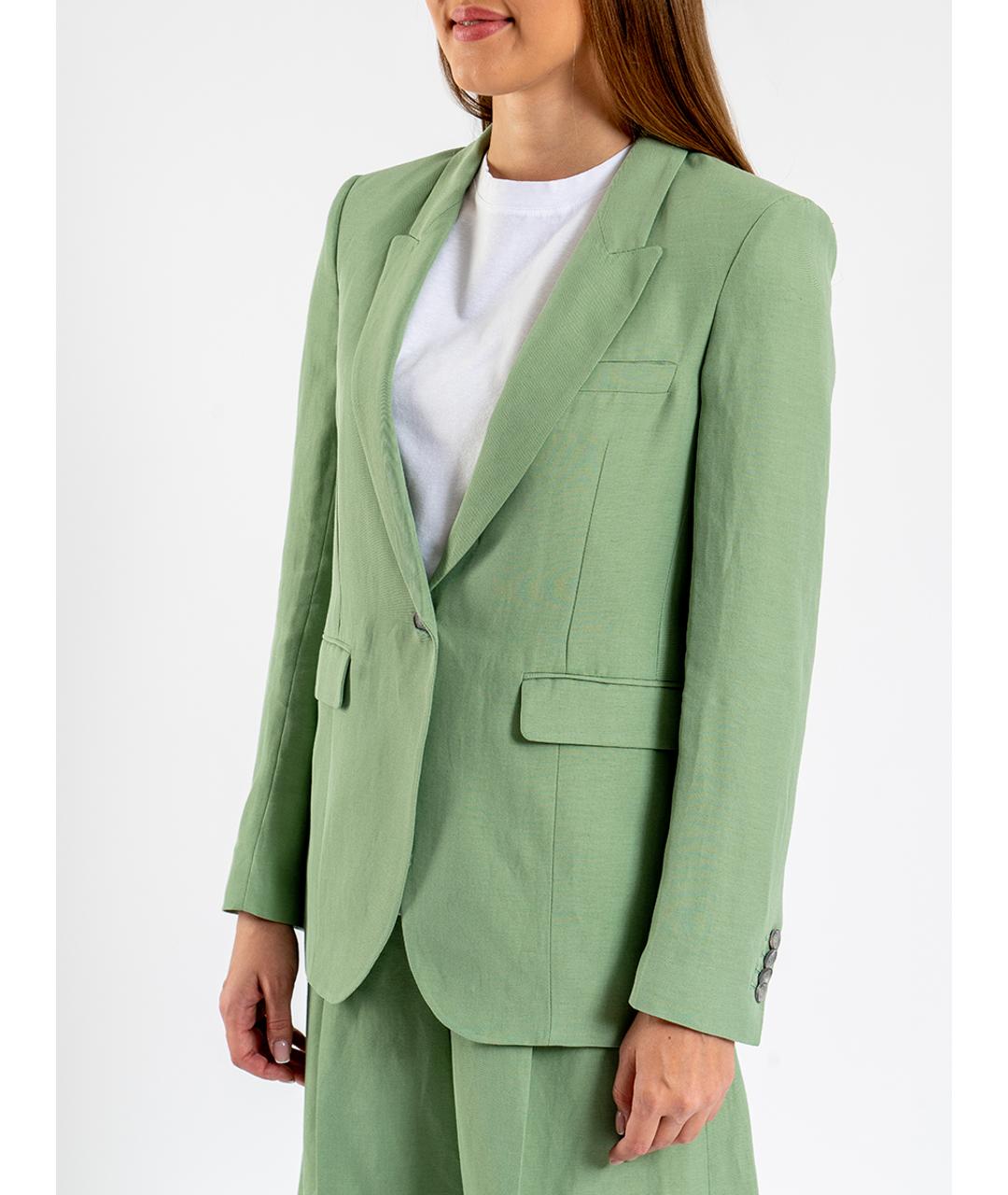 FABIANA FILIPPI Зеленый вискозный жакет/пиджак, фото 5
