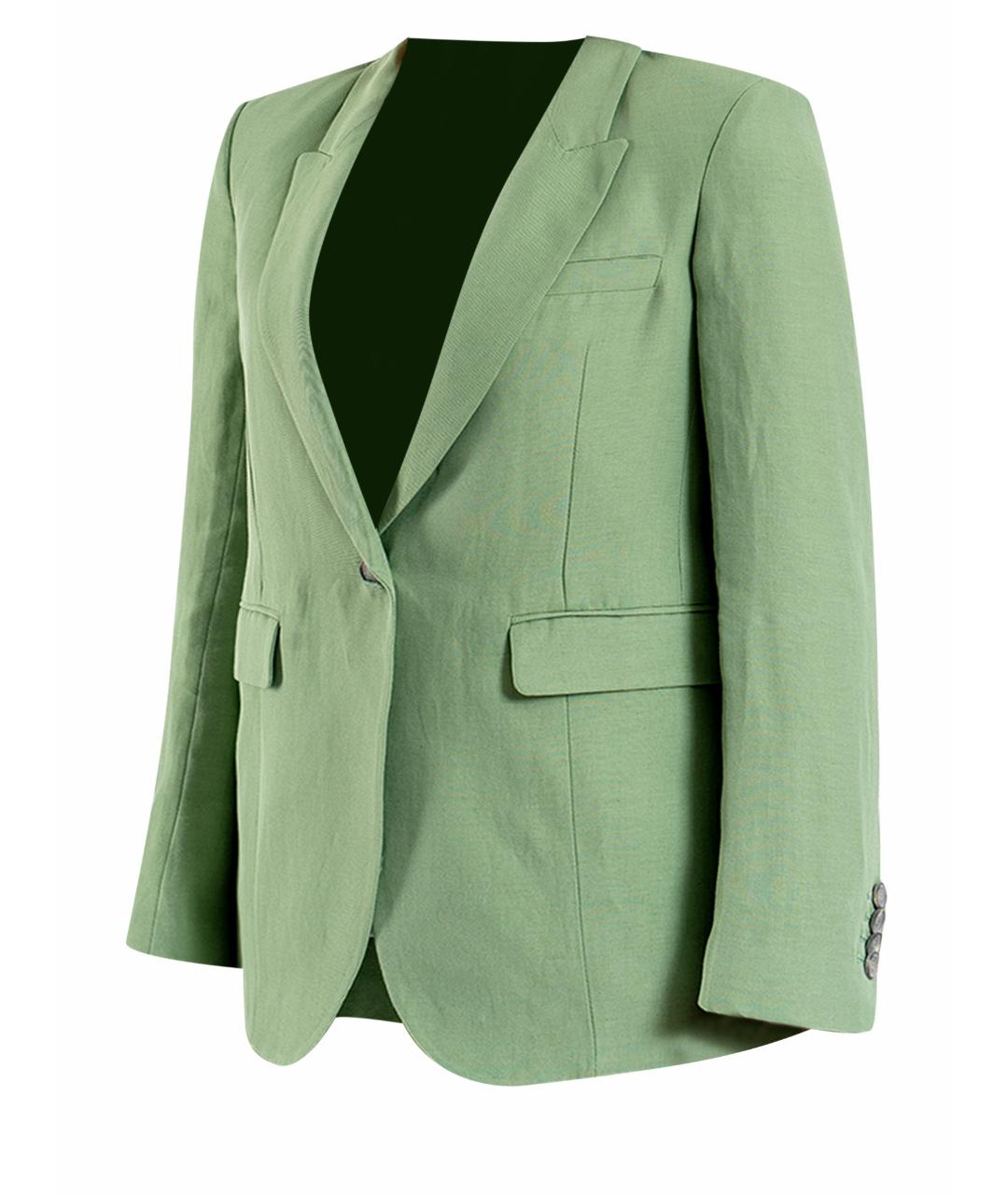 FABIANA FILIPPI Зеленый вискозный жакет/пиджак, фото 1
