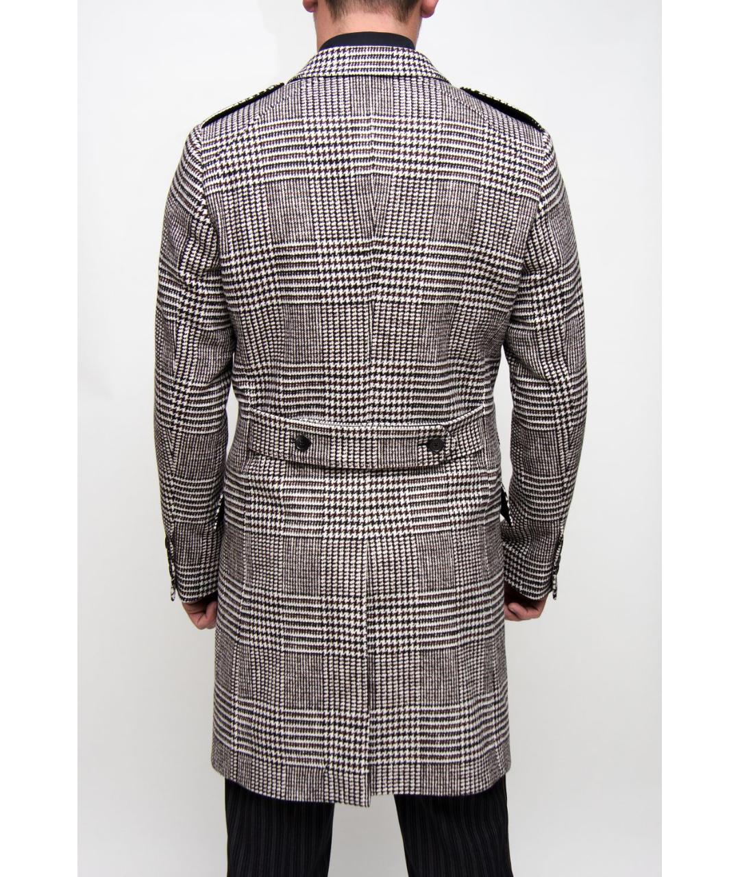 DOLCE&GABBANA Белое хлопковое пальто, фото 2