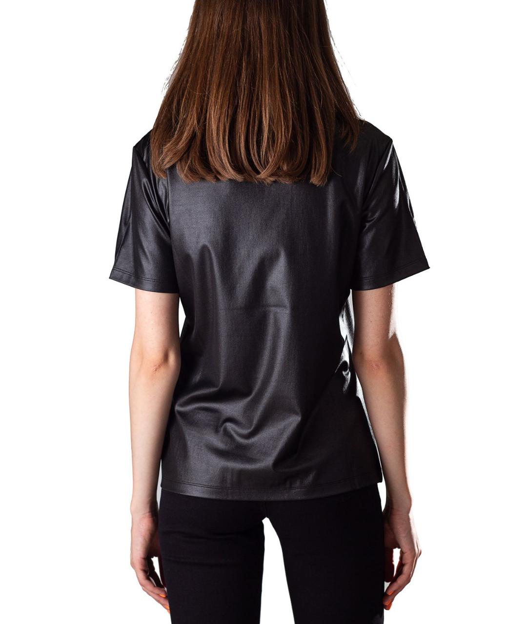 VERSACE Черная хлопковая футболка, фото 2