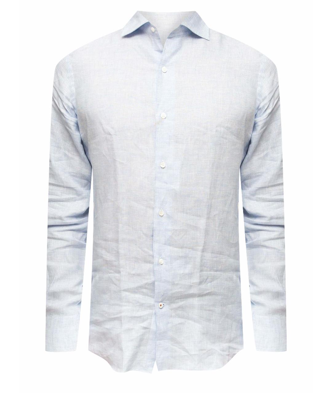 LORO PIANA Белая льняная кэжуал рубашка, фото 1