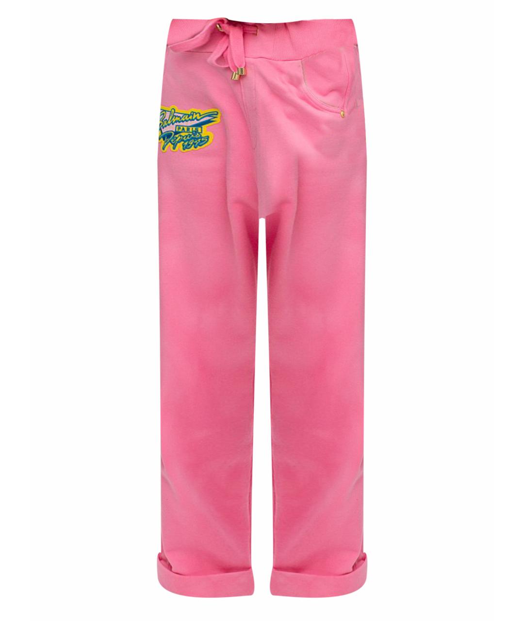 BALMAIN Розовый хлопковый спортивные костюмы, фото 1