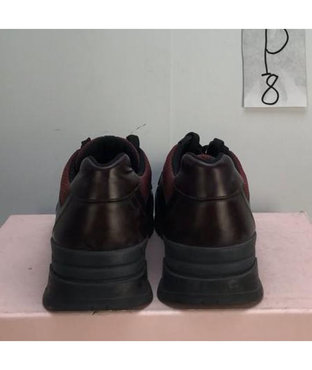 PRADA Черные текстильные низкие кроссовки / кеды, фото 4