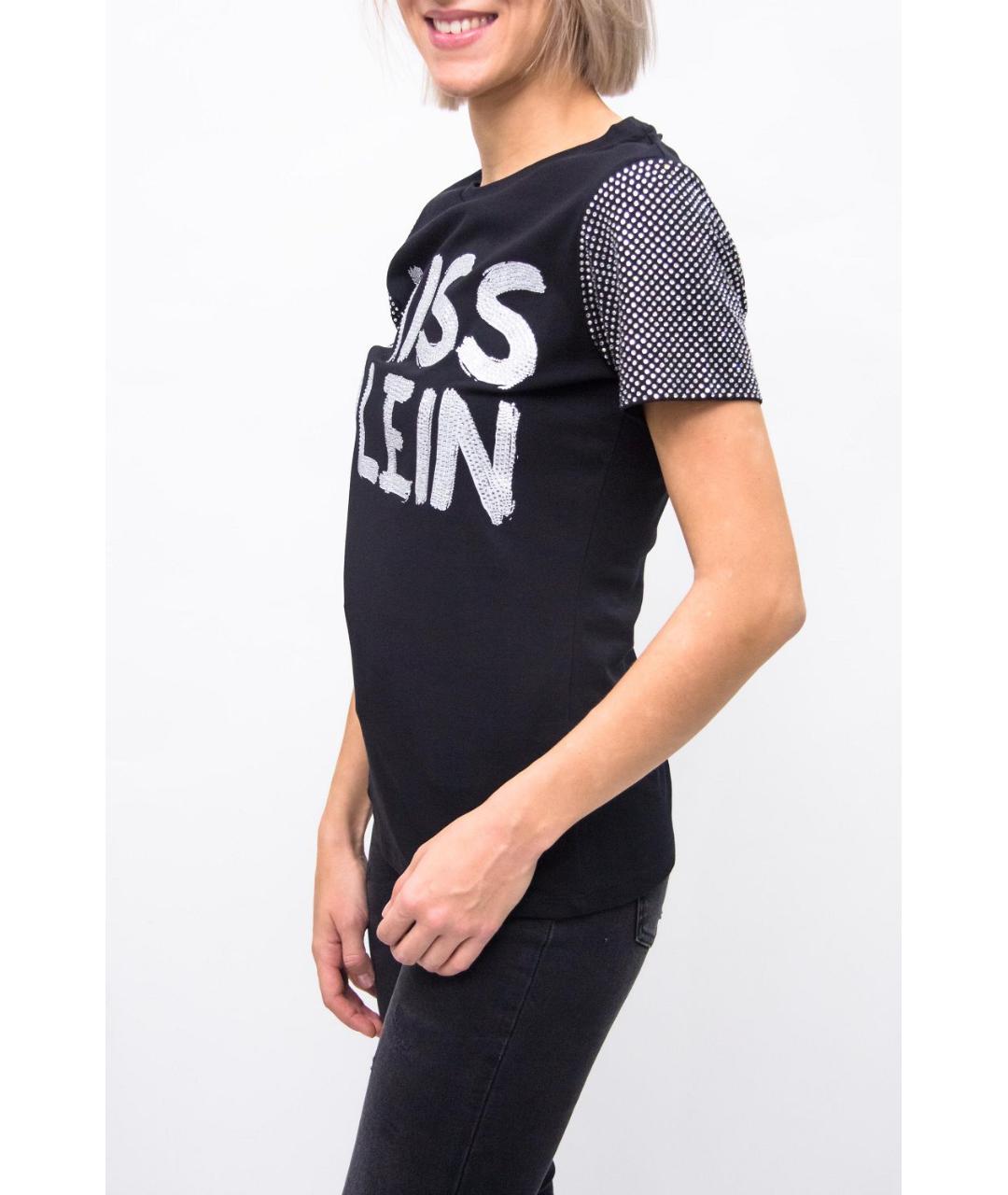 PHILIPP PLEIN Черная хлопковая футболка, фото 3