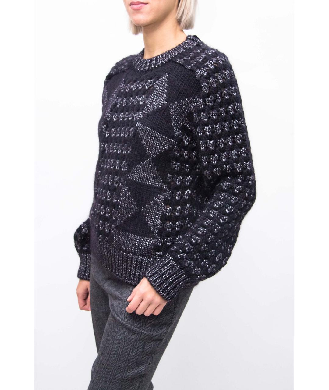 SAINT LAURENT Черный шерстяной джемпер / свитер, фото 3