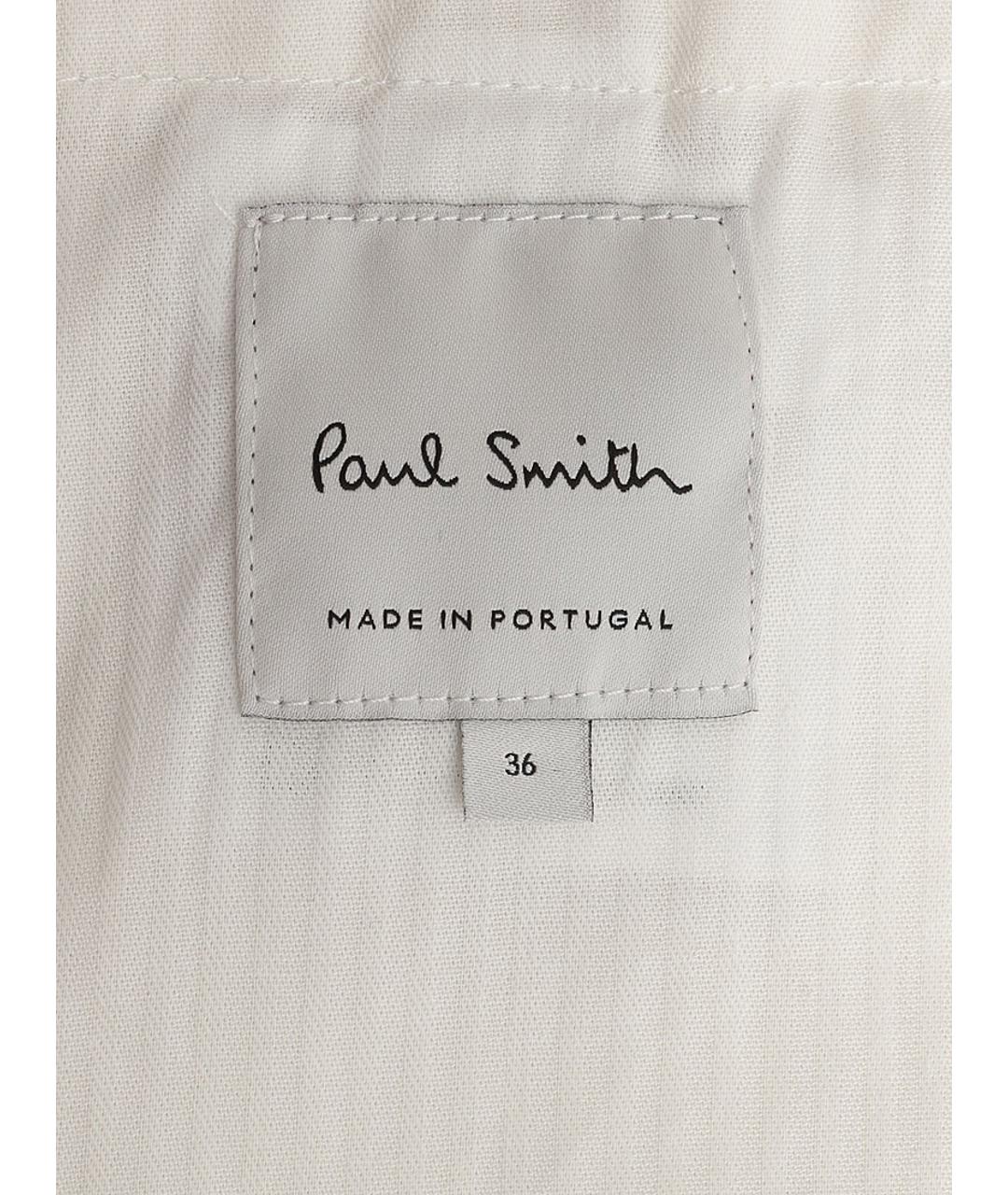 PAUL SMITH Белые брюки чинос, фото 3