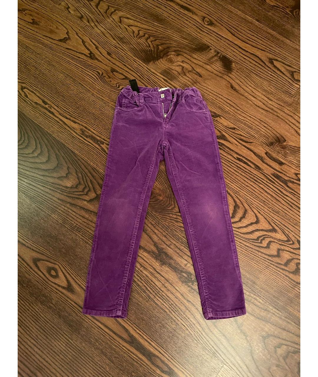 GUCCI Фиолетовые хлопковые брюки и шорты, фото 5
