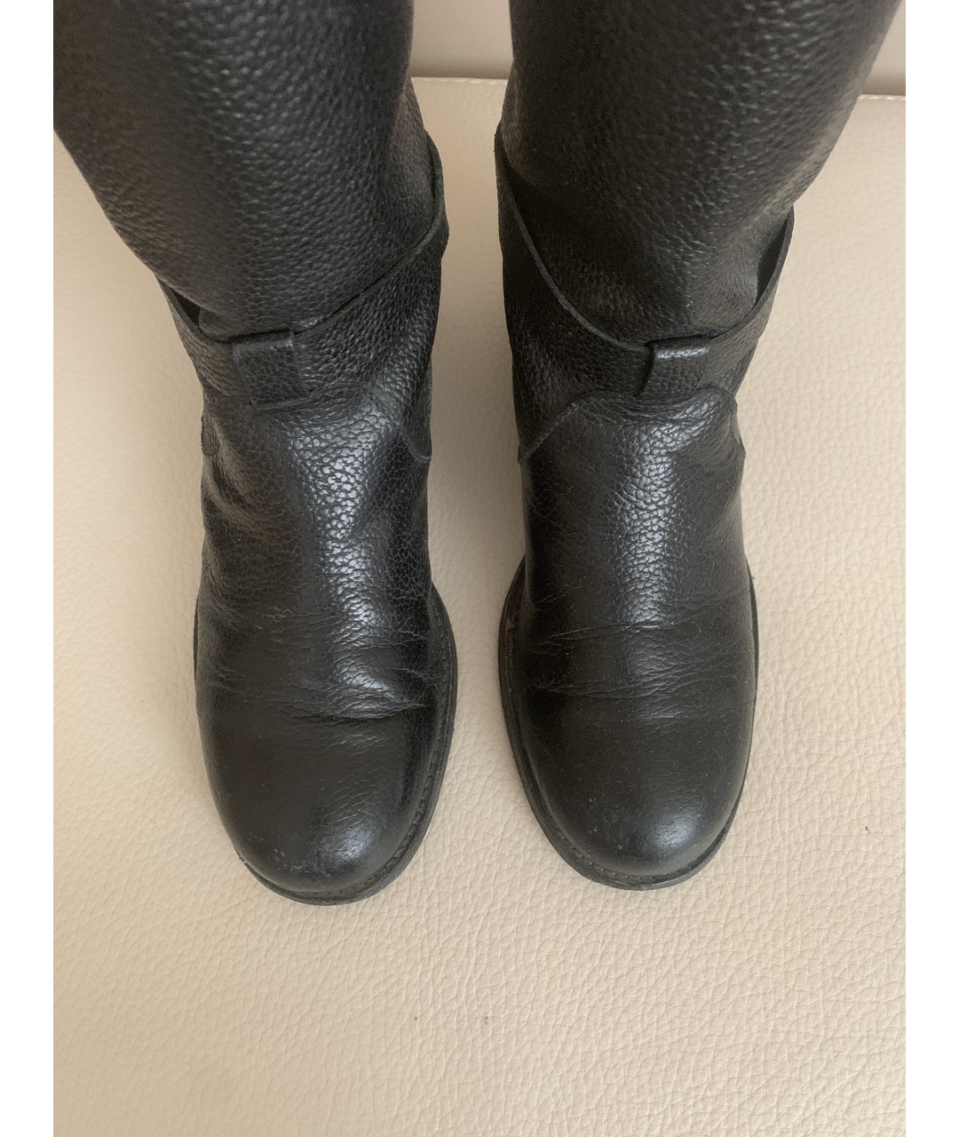 JIMMY CHOO Черные кожаные сапоги, фото 3