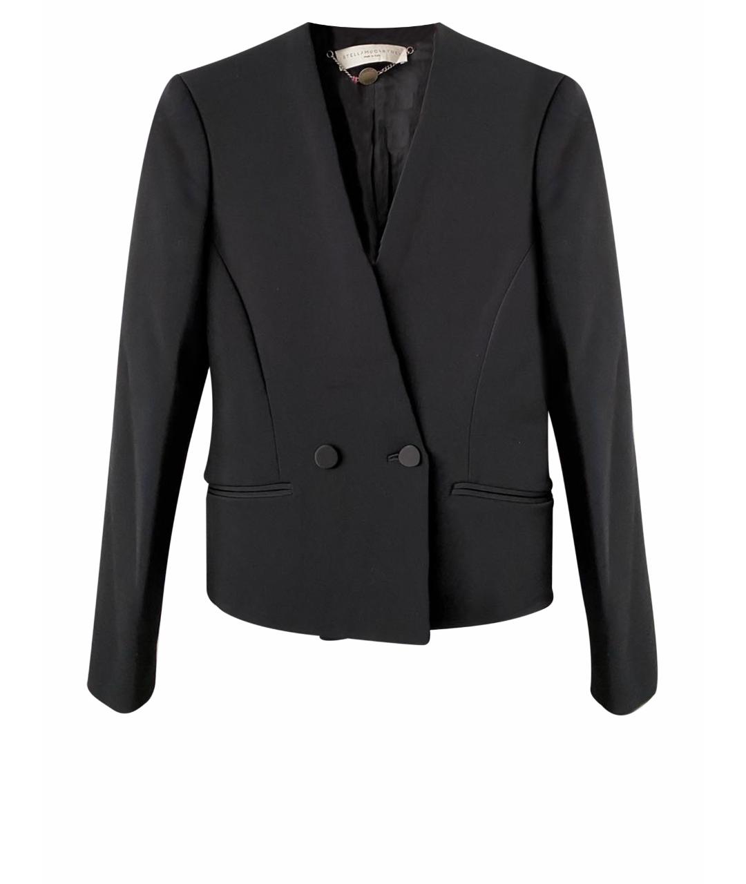 STELLA MCCARTNEY Черный полиамидовый жакет/пиджак, фото 1