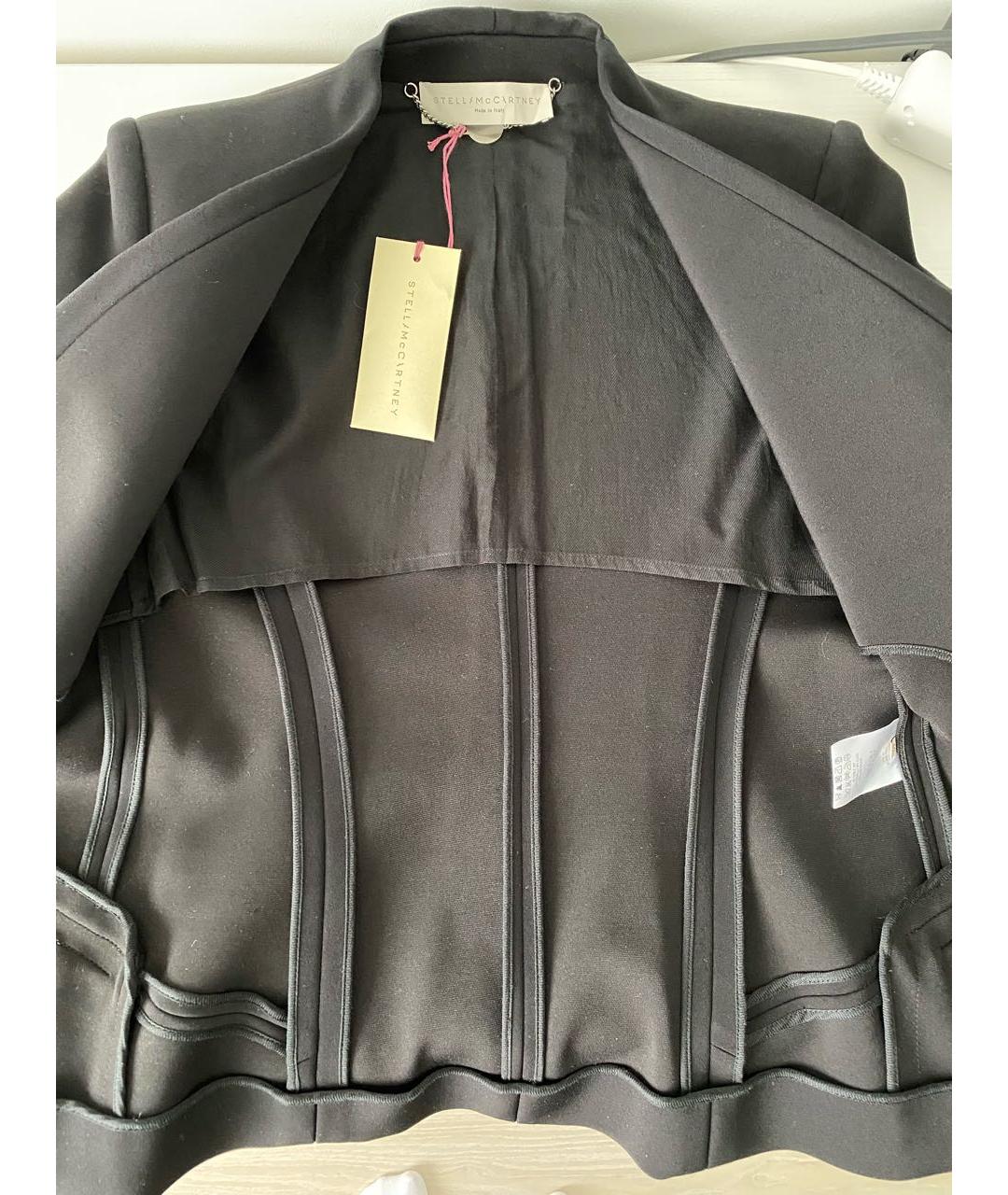 STELLA MCCARTNEY Черный полиамидовый жакет/пиджак, фото 3