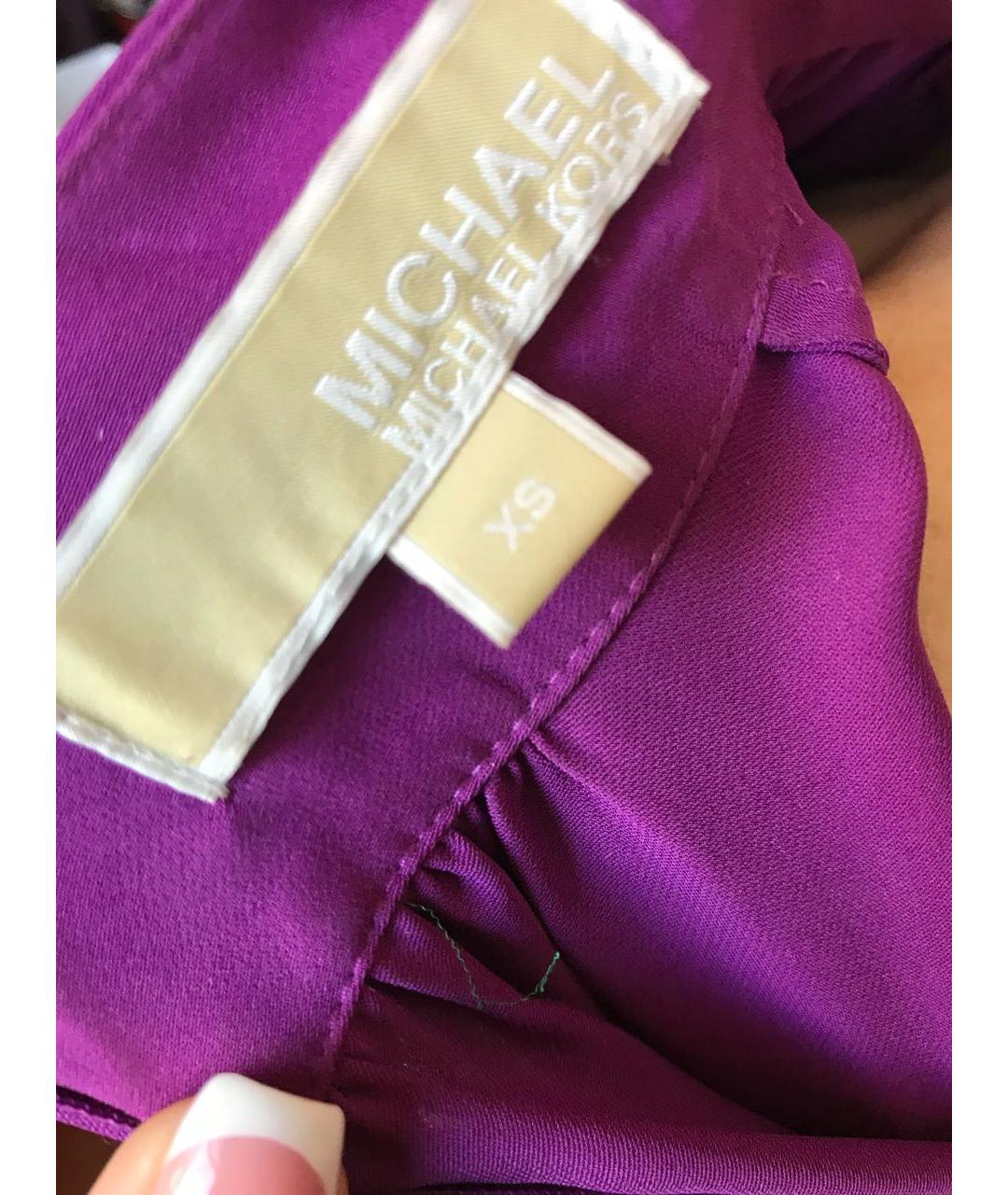 MICHAEL KORS Фуксия вискозная блузы, фото 4
