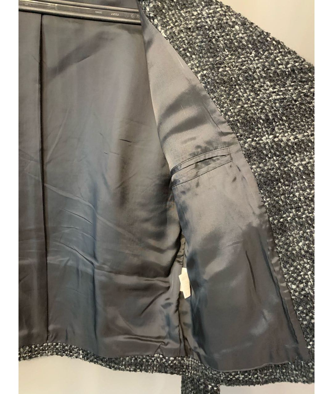 Hiro Sawatari Антрацитовая шерстяная куртка, фото 7
