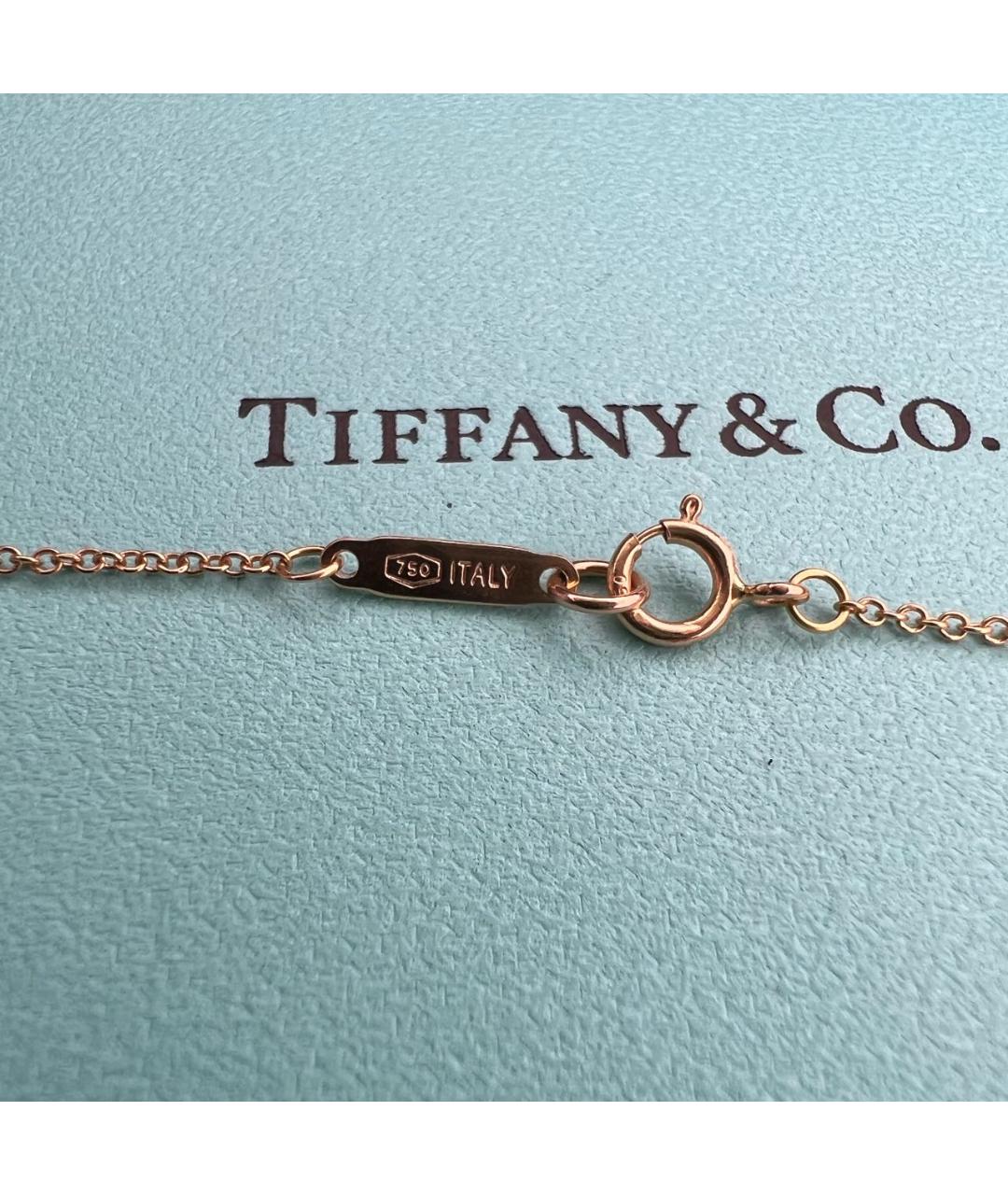 TIFFANY&CO Золотая подвеска из розового золота, фото 5