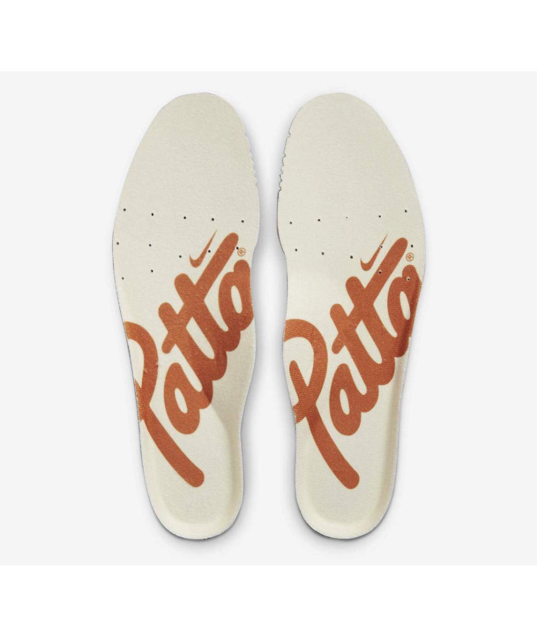 NIKE Оранжевое нубуковые кроссовки, фото 5