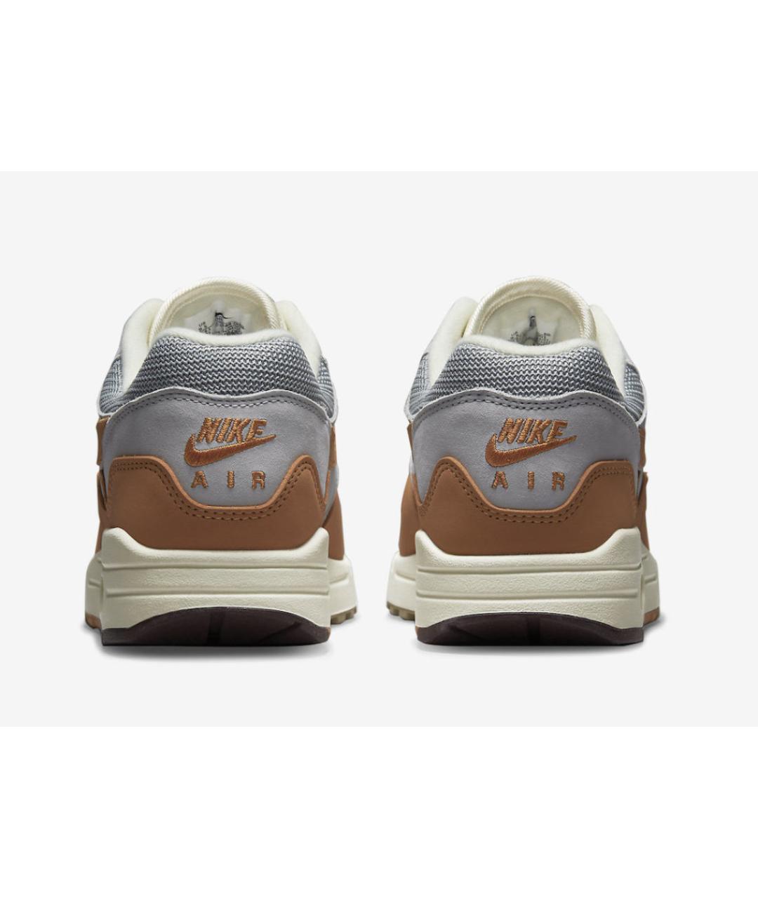 NIKE Оранжевое нубуковые кроссовки, фото 4