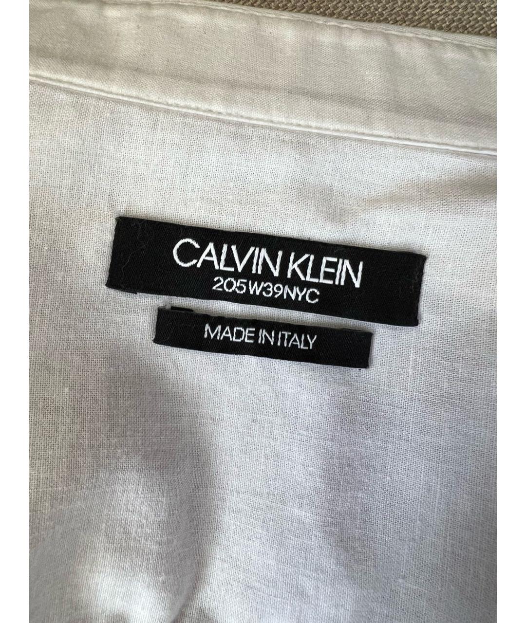 CALVIN KLEIN Бежевая деним рубашка, фото 6