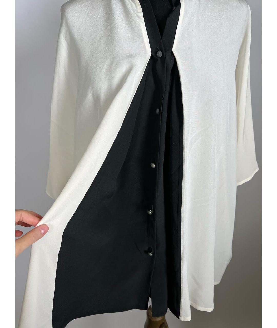 ETRO Белая шелковая блузы, фото 3