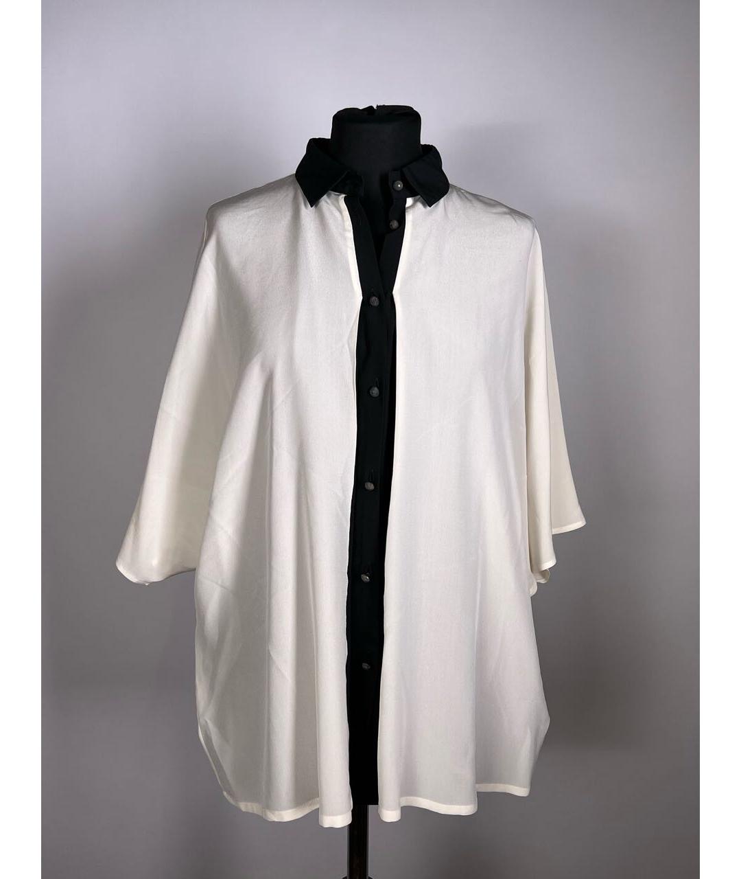 ETRO Белая шелковая блузы, фото 7