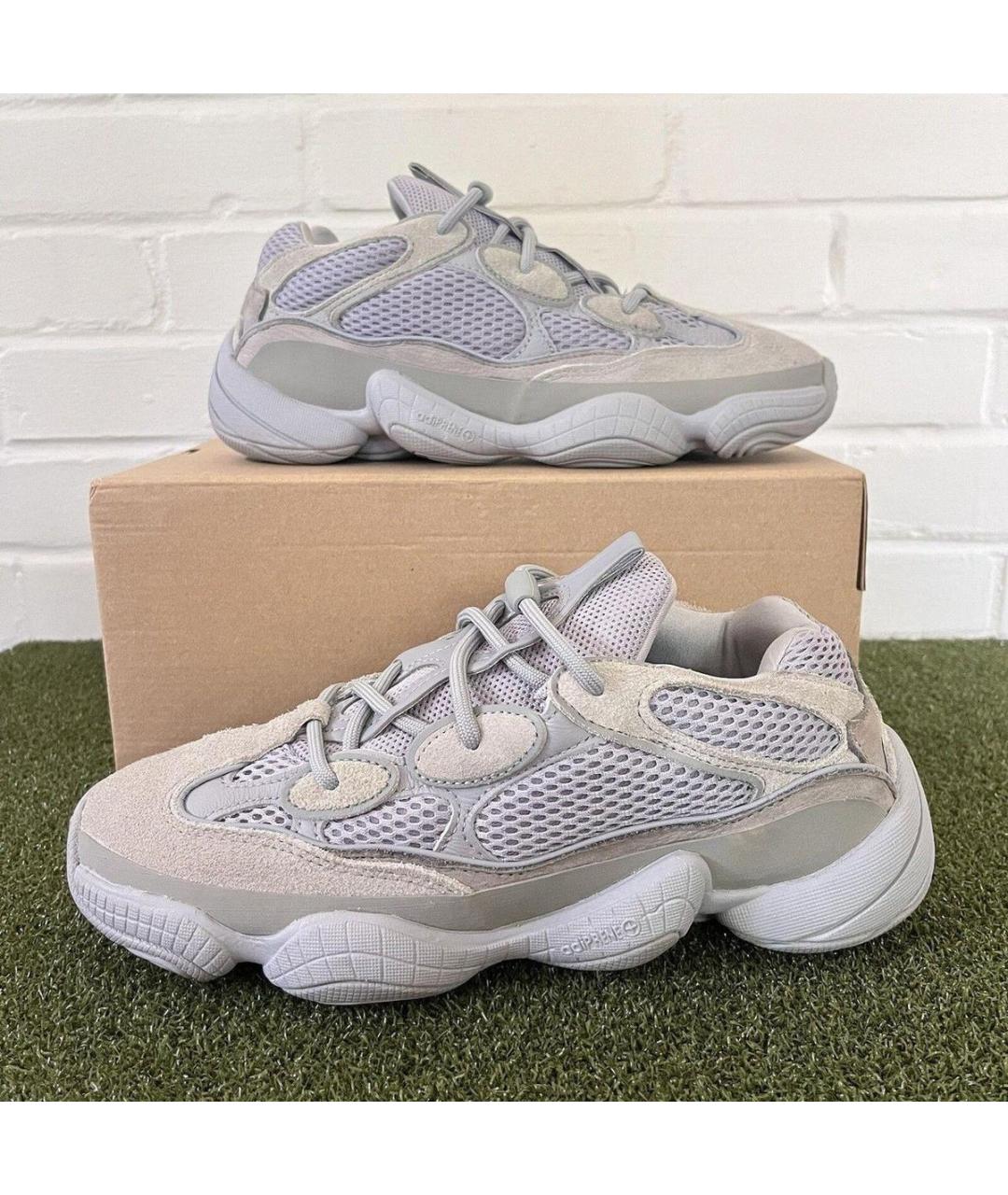 ADIDAS YEEZY Серые замшевые кроссовки, фото 6
