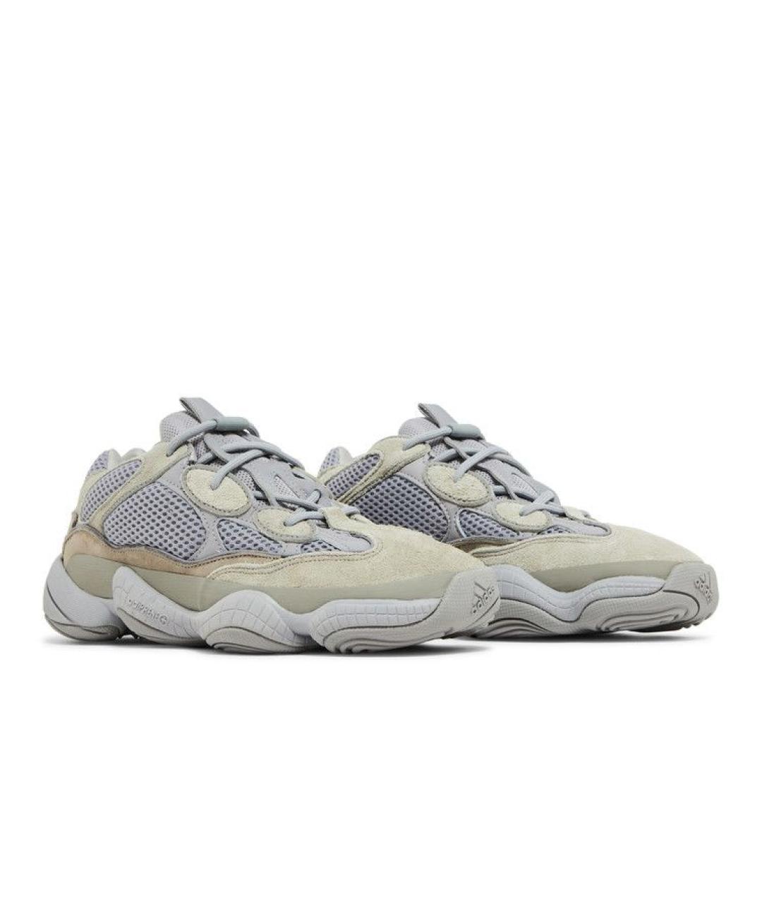 ADIDAS YEEZY Серые замшевые кроссовки, фото 2