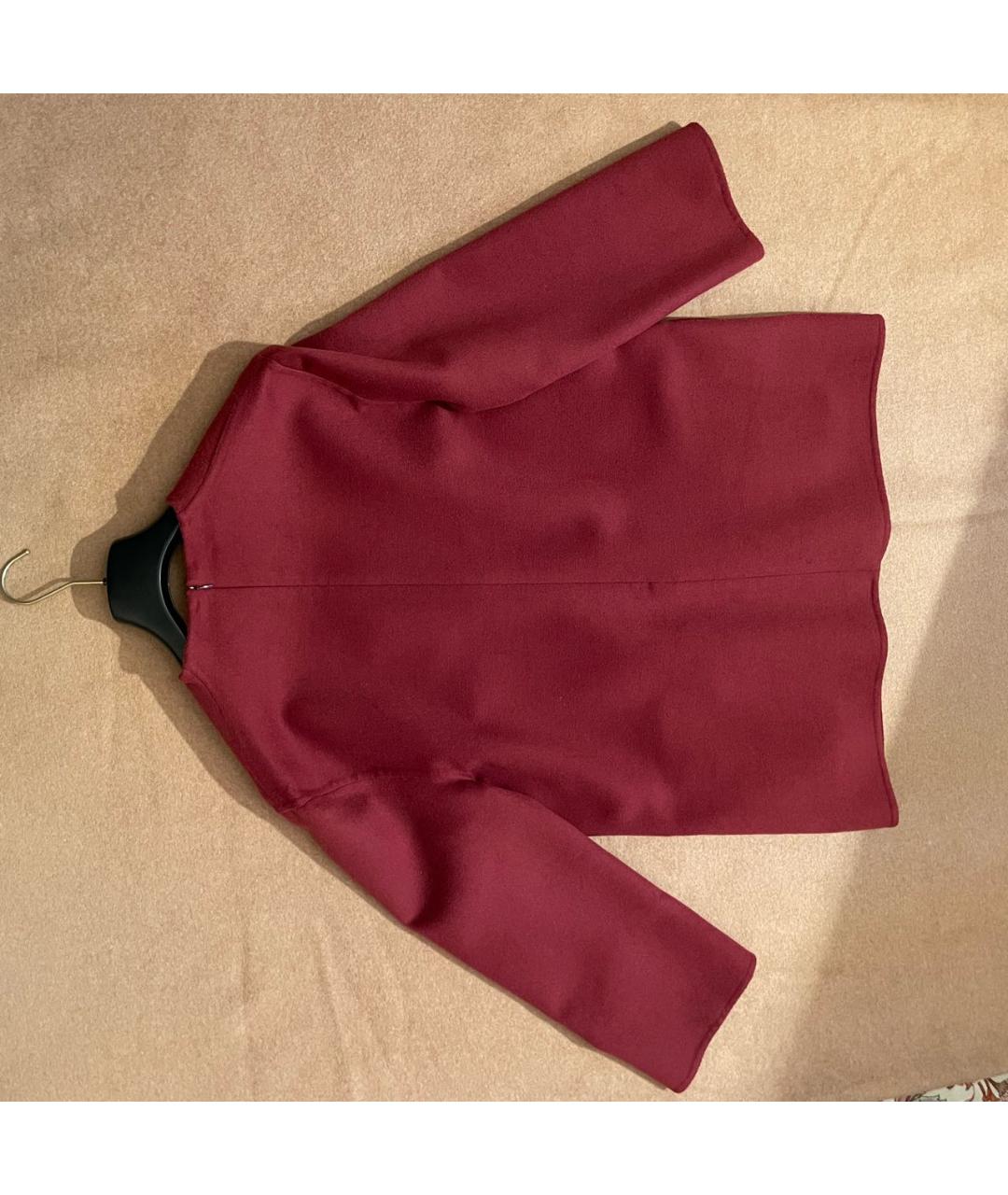 ESCADA Бордовый кашемировый жакет/пиджак, фото 2