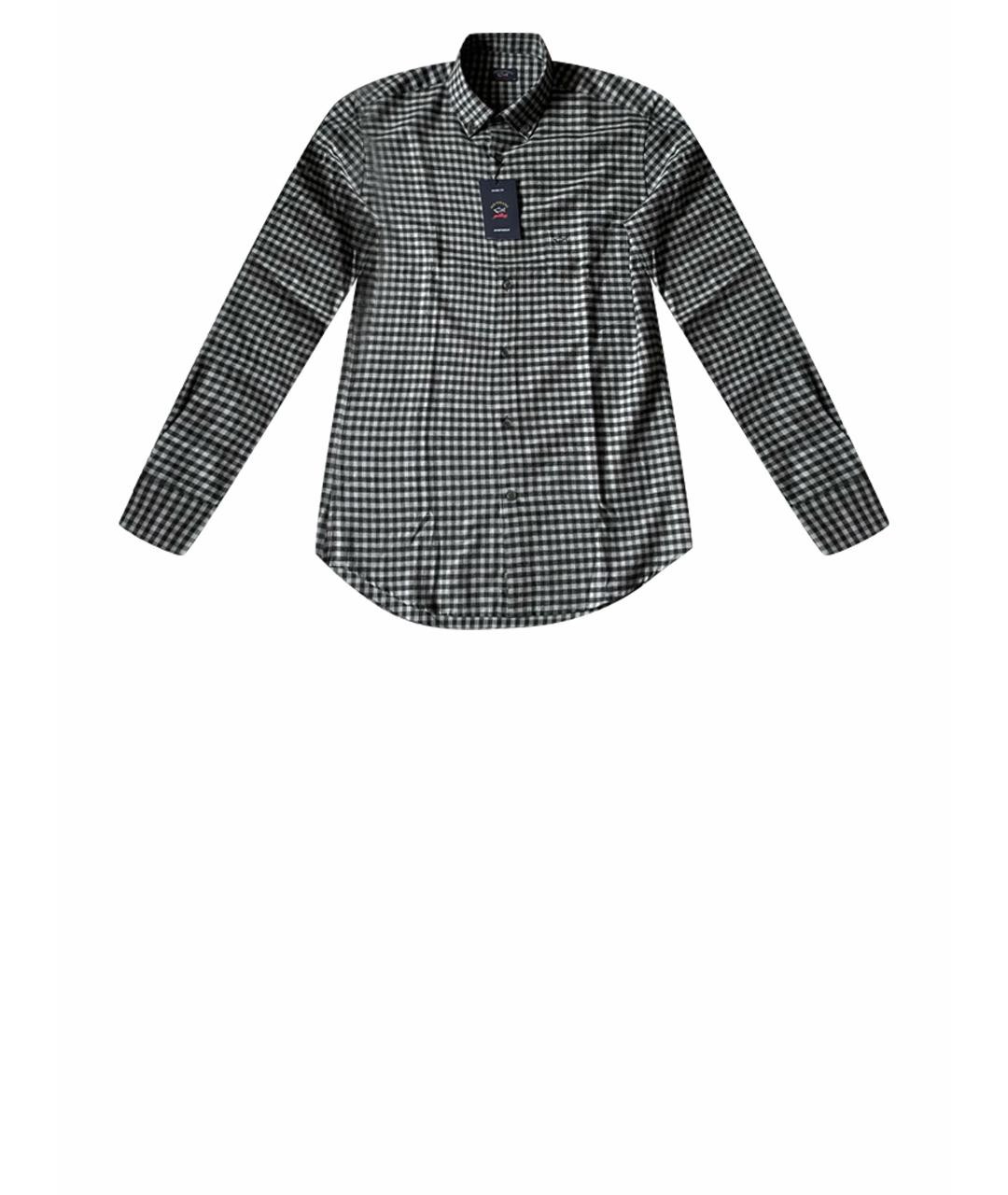 PAUL & SHARK Черная хлопковая кэжуал рубашка, фото 1