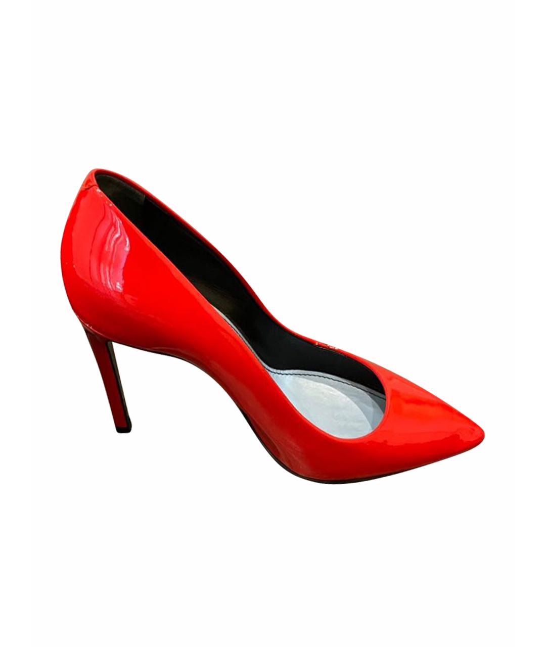 LANVIN Красные туфли из лакированной кожи, фото 1