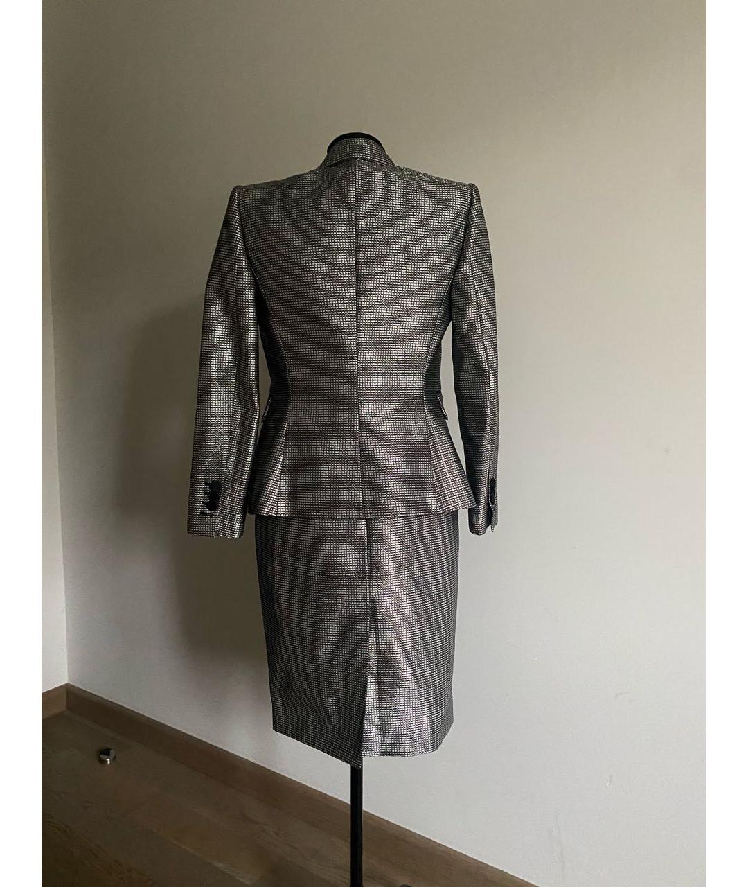 DSQUARED2 Серебрянный полиэстеровый костюм с юбками, фото 2