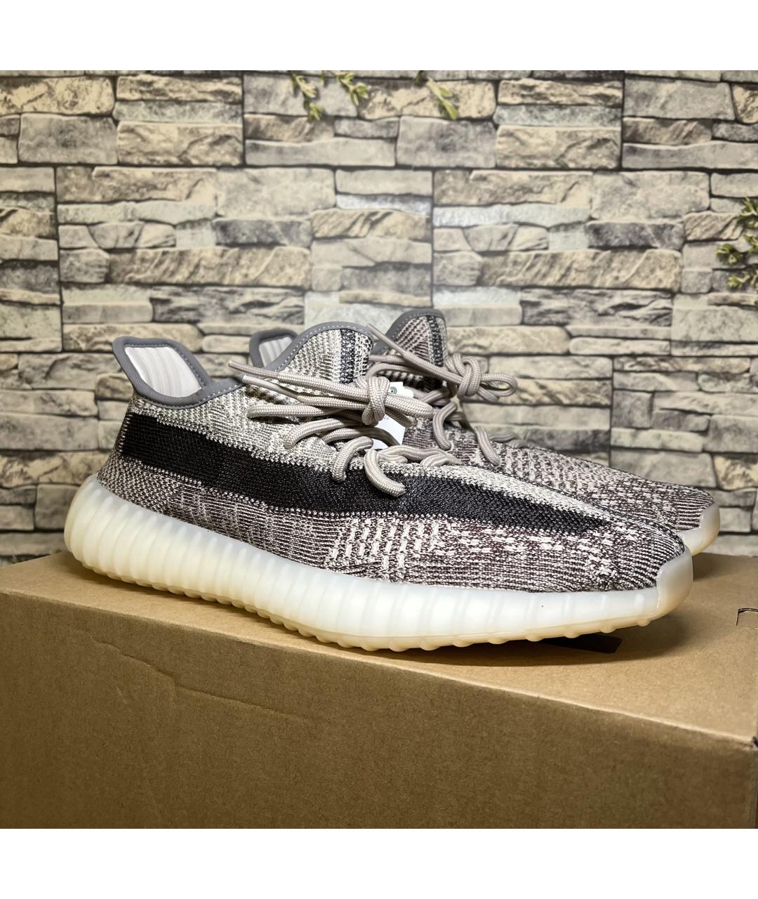 ADIDAS YEEZY Серые текстильные кроссовки, фото 3