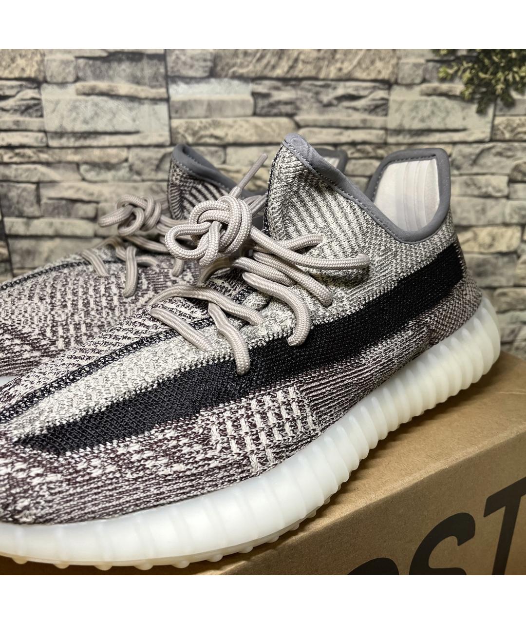 ADIDAS YEEZY Серые текстильные кроссовки, фото 6