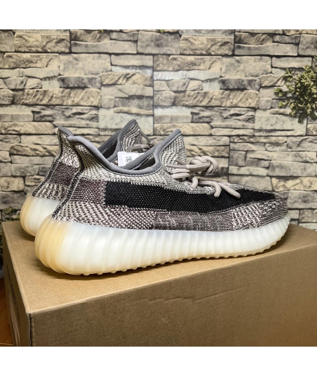 ADIDAS YEEZY Серые текстильные кроссовки, фото 7