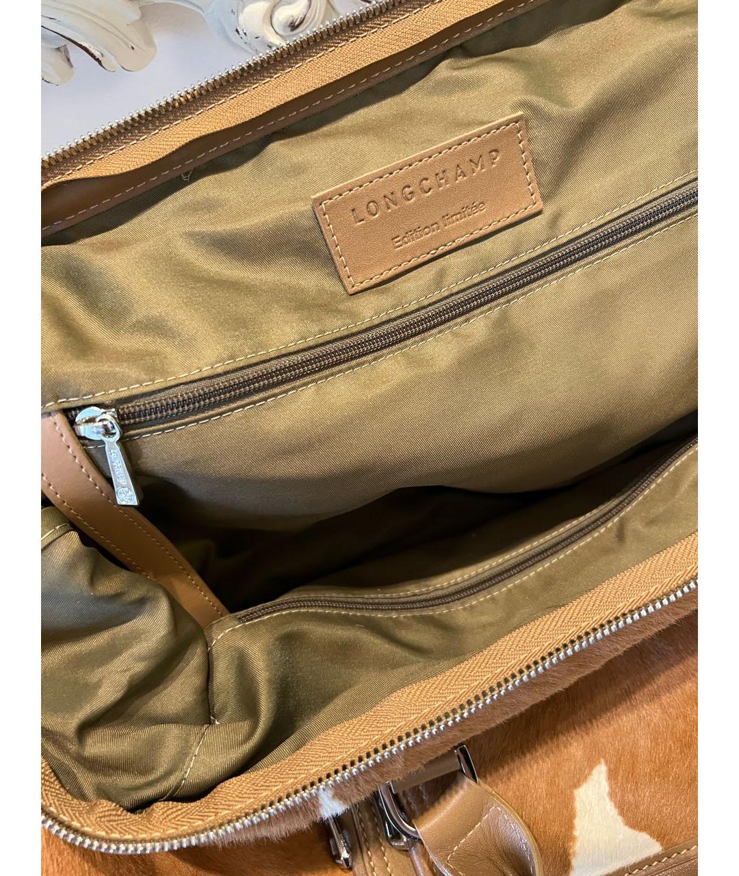 LONGCHAMP Мульти меховая сумка с короткими ручками, фото 4