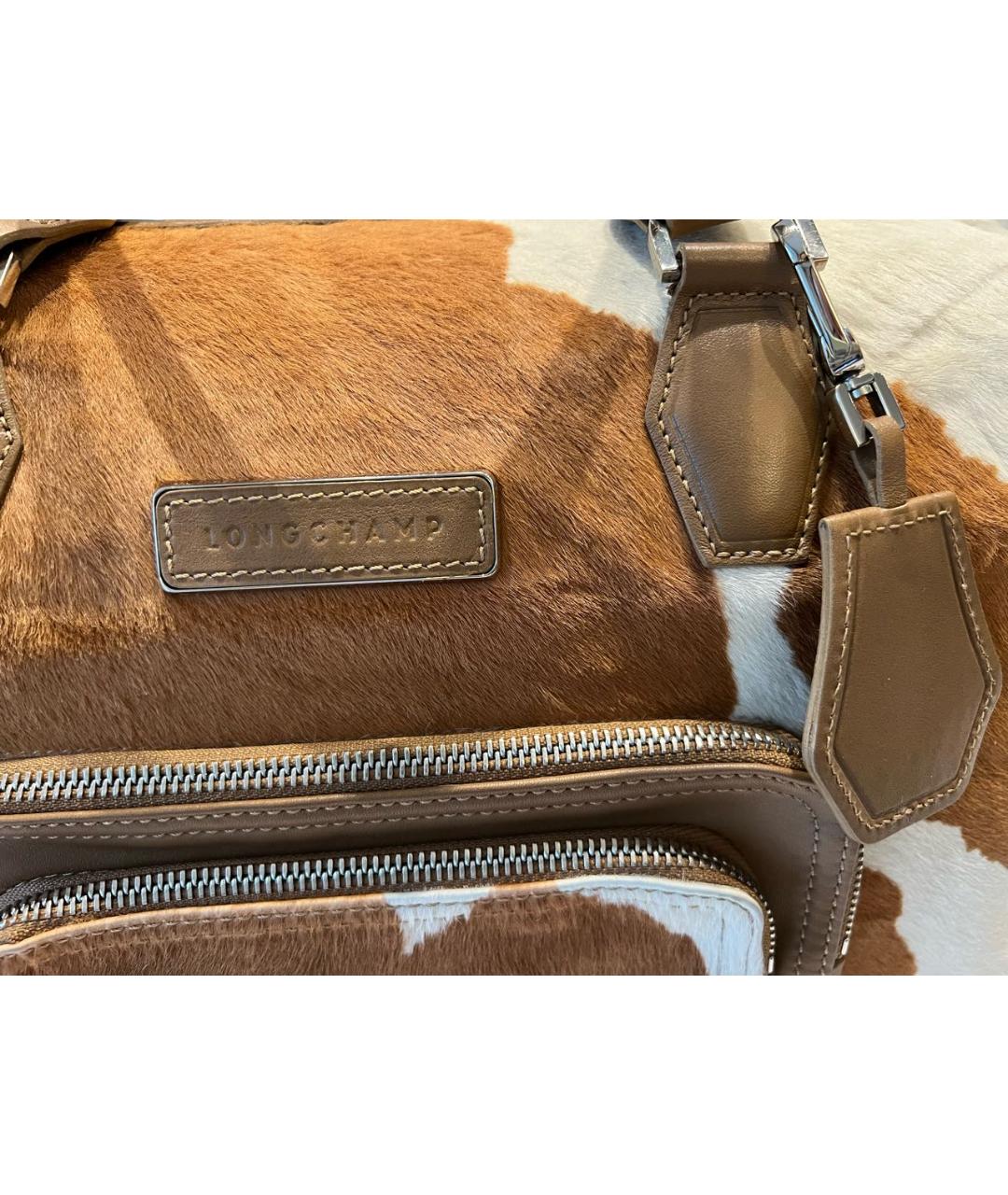 LONGCHAMP Мульти меховая сумка с короткими ручками, фото 6