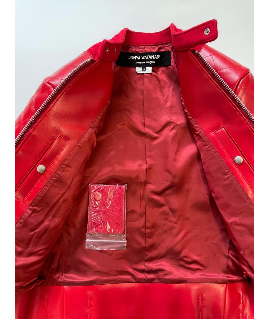 JUNYA WATANABE COMME DES GARÇONS Красная шерстяная куртка, фото 6