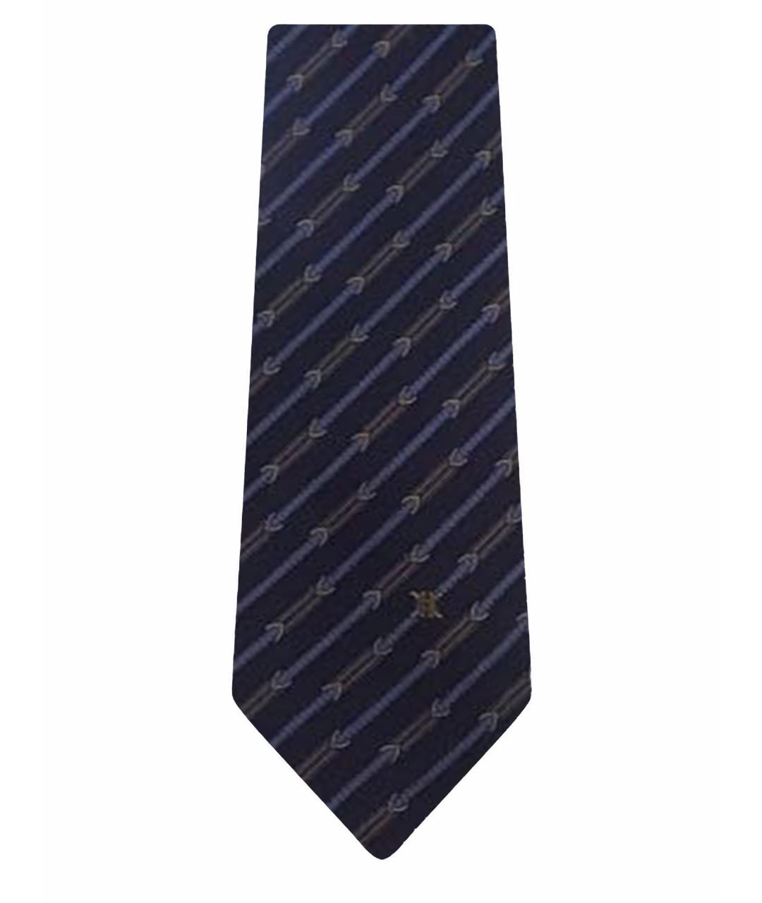 CELINE Синий шелковый галстук, фото 1