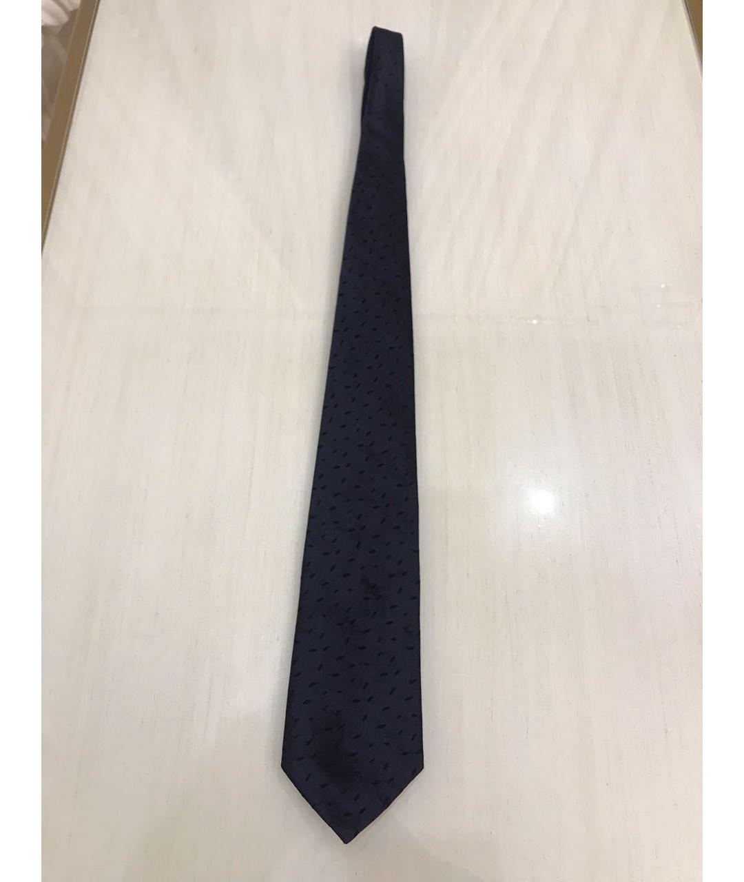 CERRUTI 1881 Темно-синий шелковый галстук, фото 5