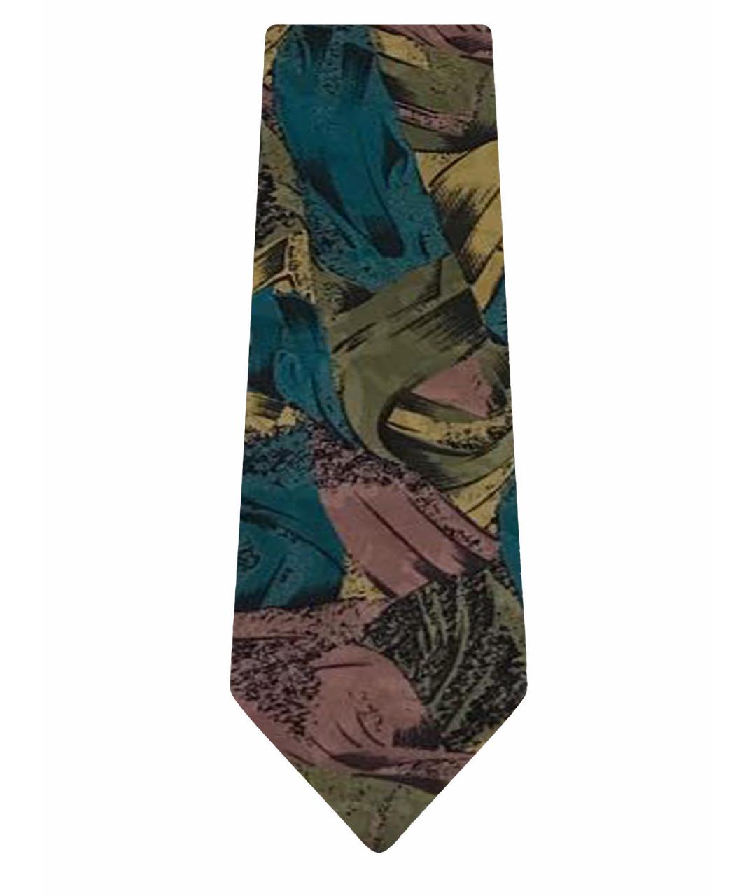PIERRE CARDIN Зеленый шелковый галстук, фото 1