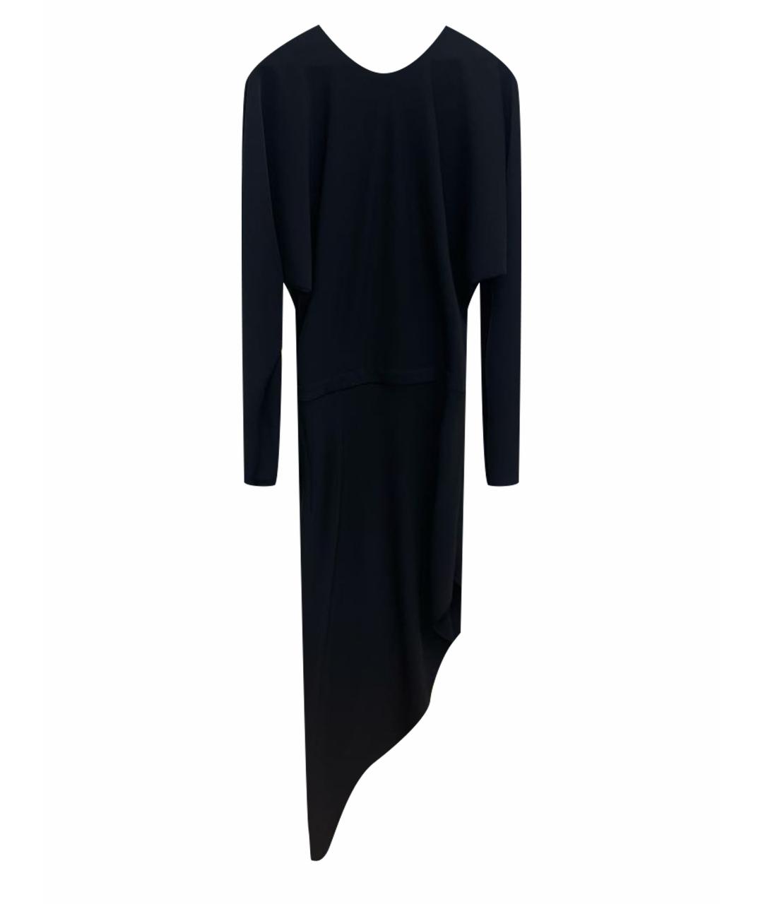 ALEXANDER TEREKHOV Черное вискозное повседневное платье, фото 1