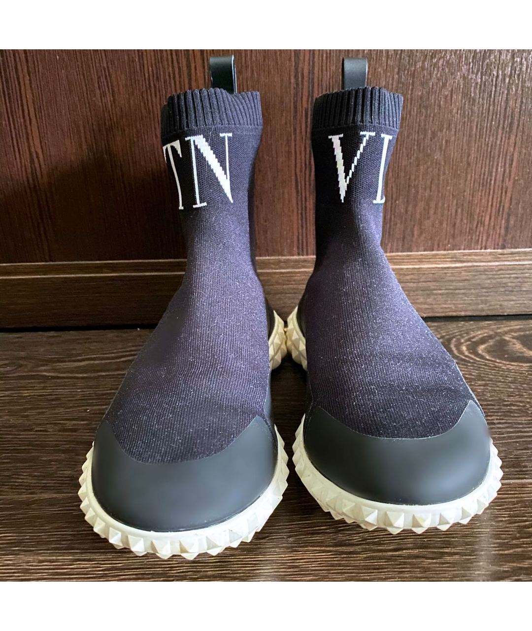 VALENTINO GARAVANI Черные текстильные кроссовки, фото 3