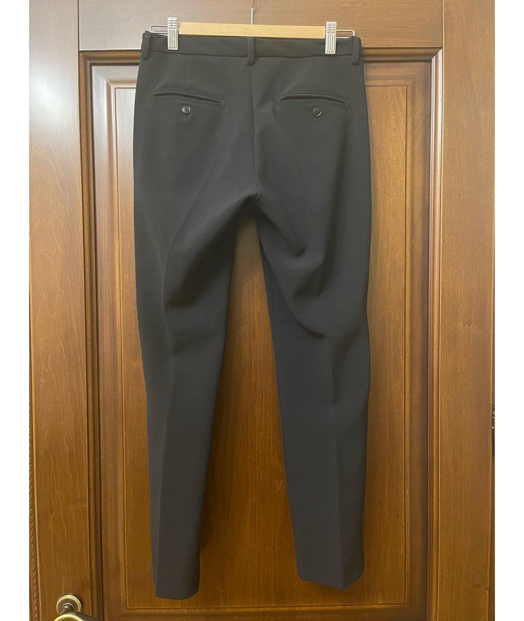 WEEKEND MAX MARA Черные полиэстеровые брюки узкие, фото 2