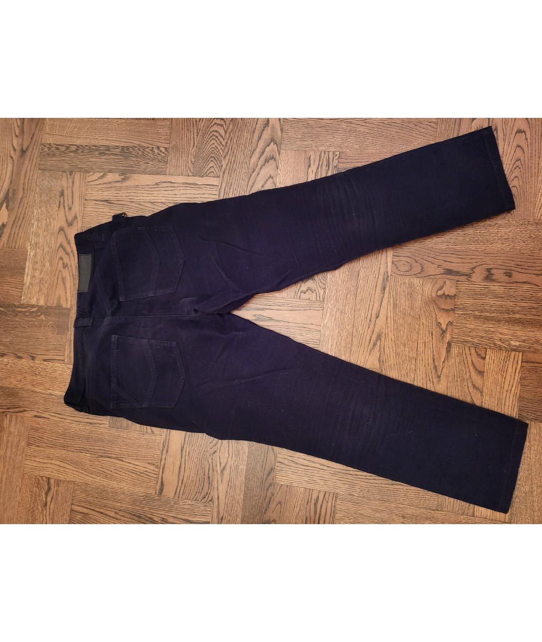 ZADIG & VOLTAIRE Черные велюровые брюки узкие, фото 2