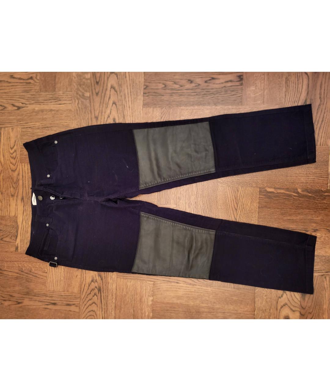 ZADIG & VOLTAIRE Черные велюровые брюки узкие, фото 4