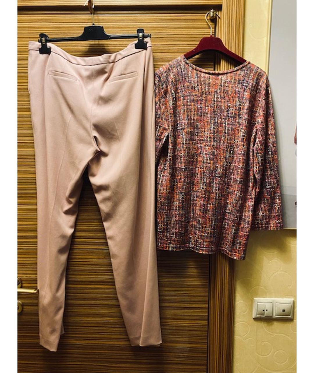 ESCADA Розовый шерстяной костюм с брюками, фото 2