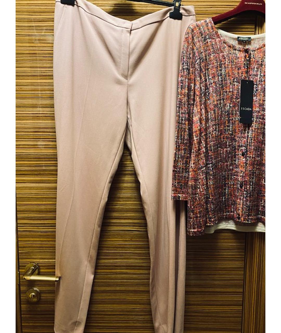 ESCADA Розовый шерстяной костюм с брюками, фото 4