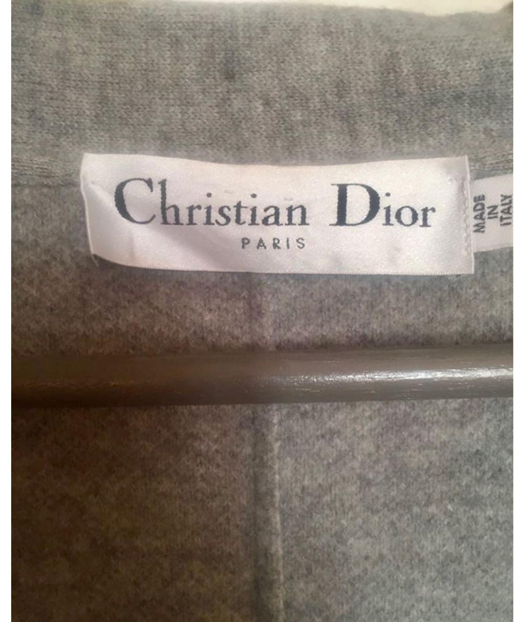 CHRISTIAN DIOR PRE-OWNED Бежевое шерстяное пальто, фото 3