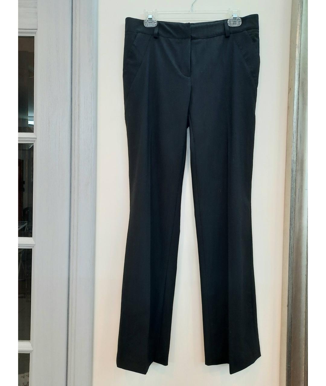 BA&SH Черные шерстяные прямые брюки, фото 6