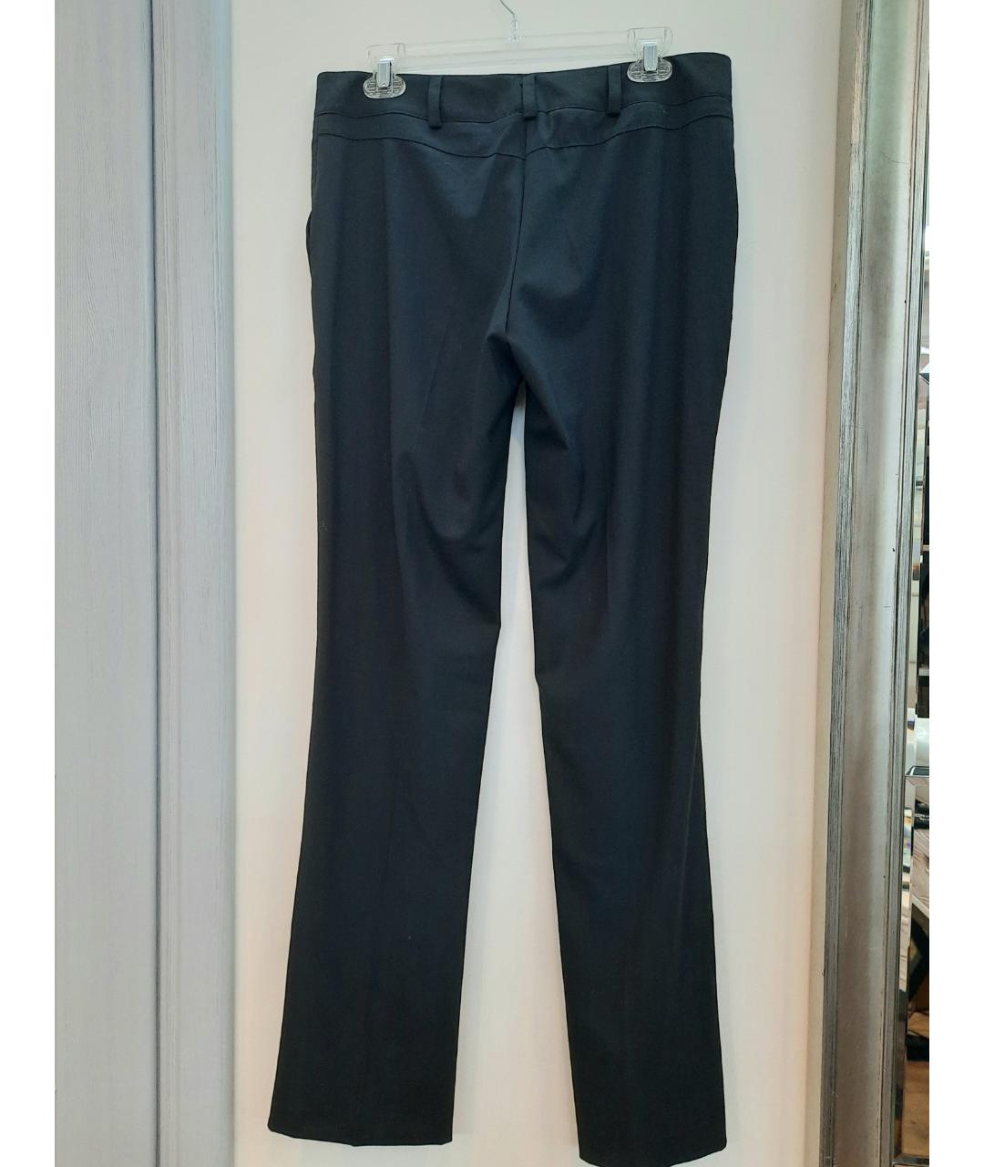 BA&SH Черные шерстяные прямые брюки, фото 2